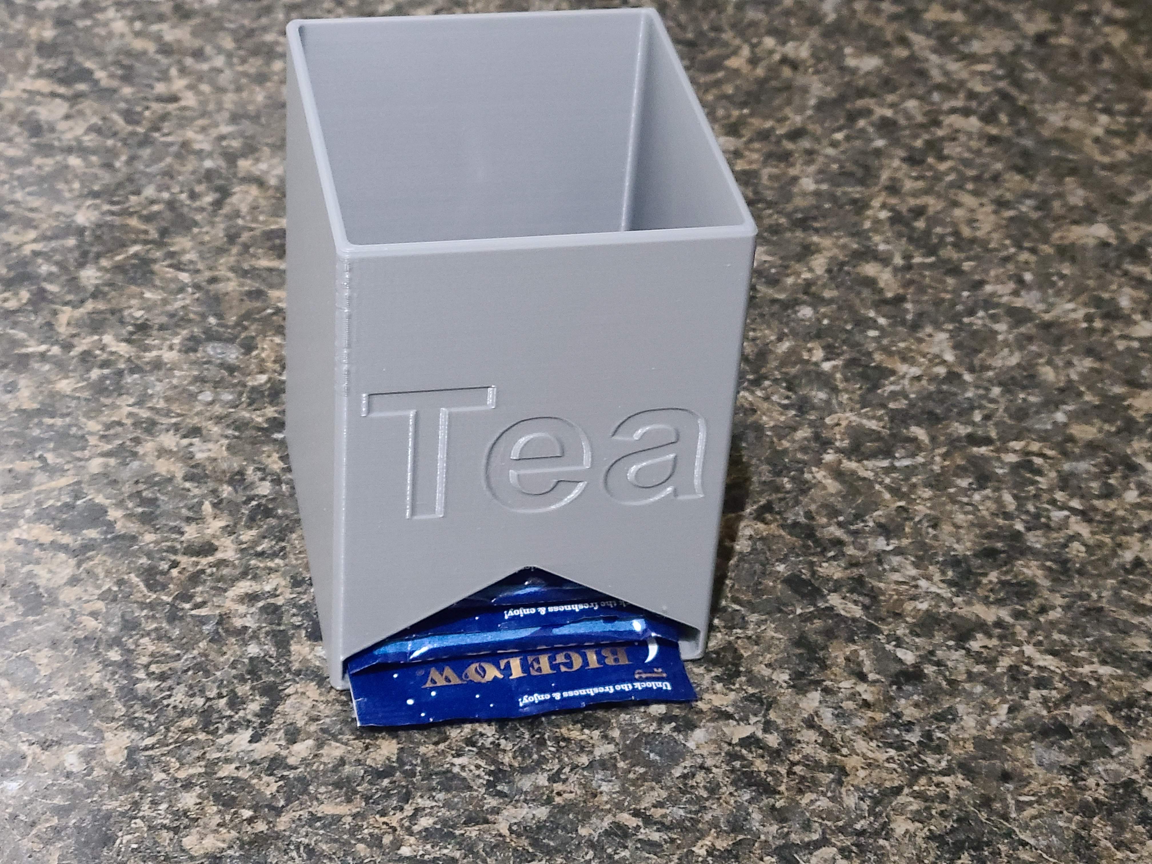 Simple Tea Bag Dispenser by Brian Zak Download free STL model