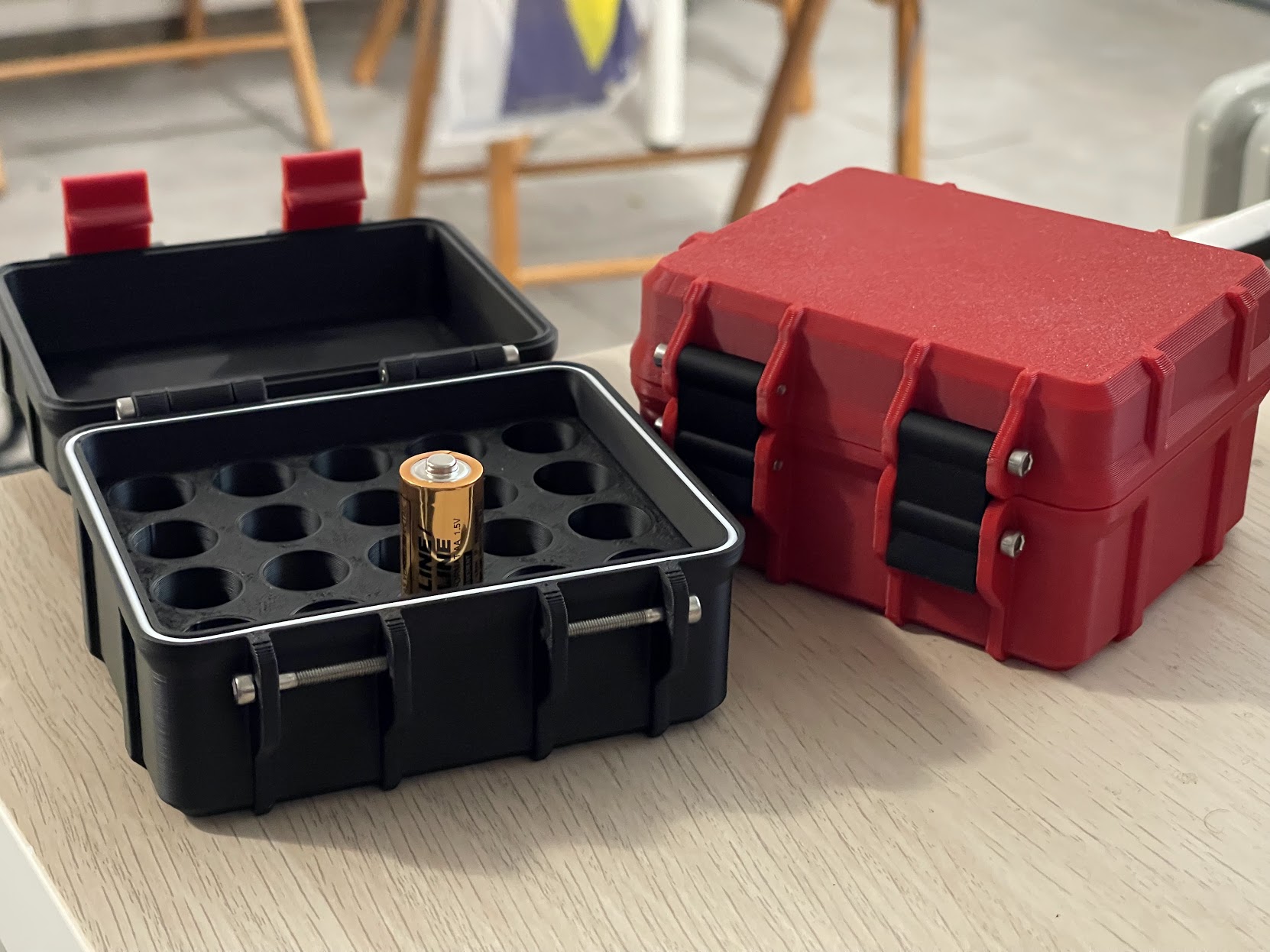 Rugged Box - AA and AAA batteries