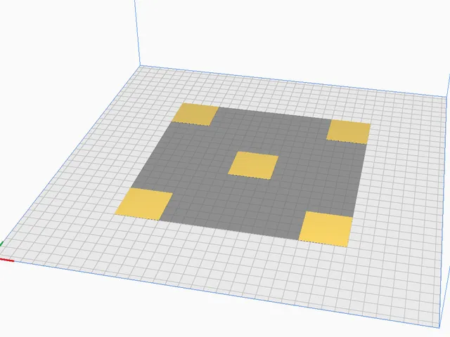 200x200 bed level test