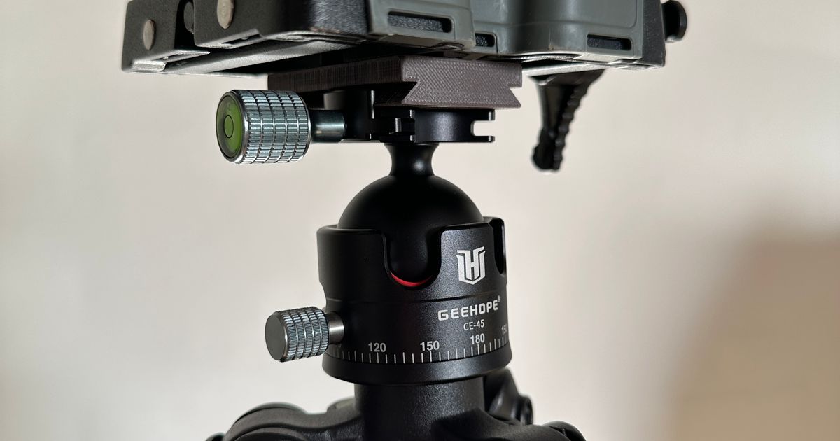 BOG DeathGrip Tripod Ball Head Conversion Kit by Nicolaidavies