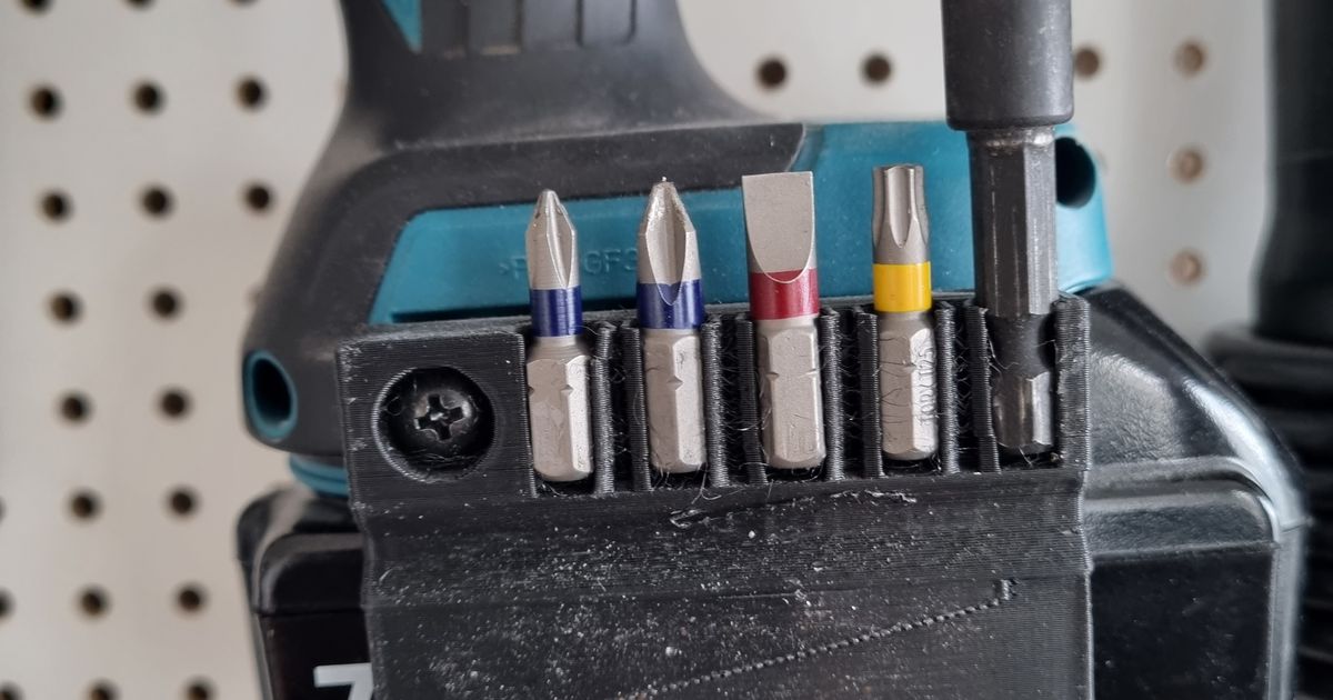 Makita bit holder with by Anton3006 Download free STL model