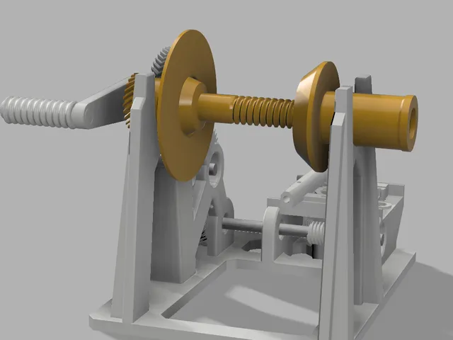 Axis for self centering -