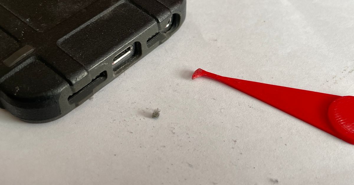 Lightning port cleaning tool by Minimayhem Download free STL model