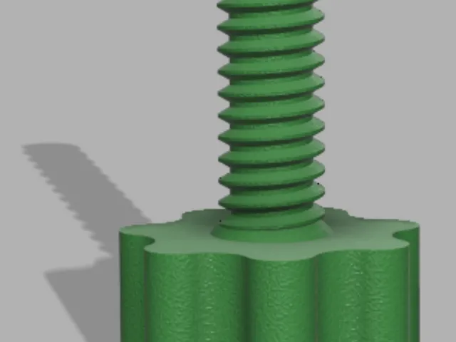 1/4" 20 tripod threaded screw