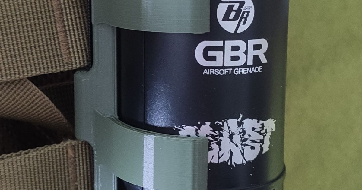 GBR Blast Grenade Holder (Remix) by Nick R | Download free STL model ...