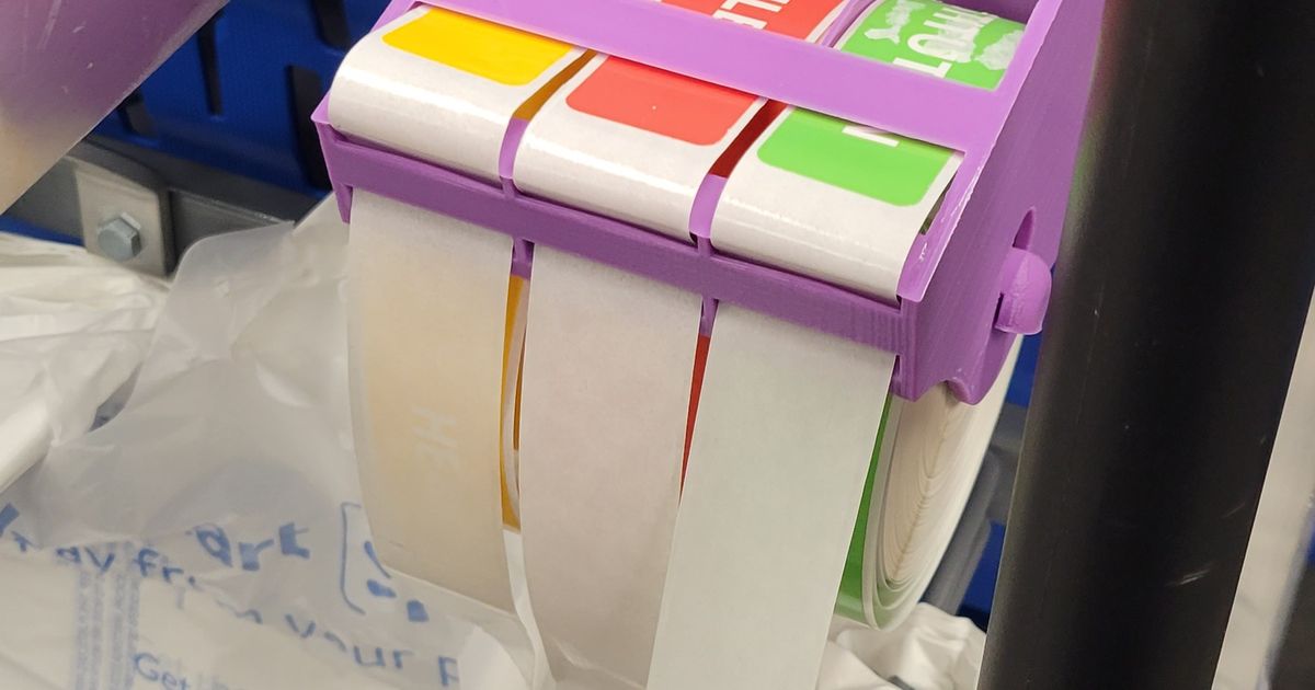 Walmart OPD Label Dispenser Edited by CrazyAsian Download free STL