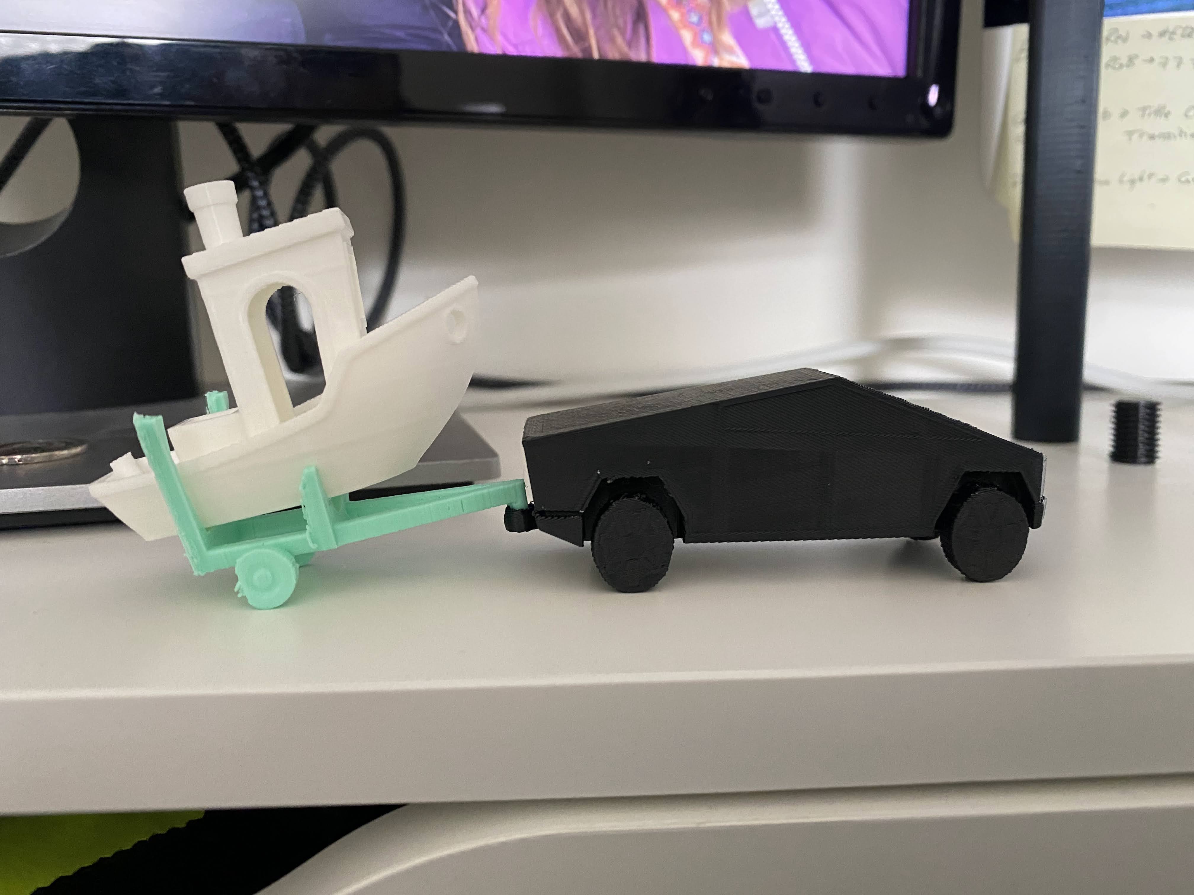 Tesla Cybertruck with Hitch