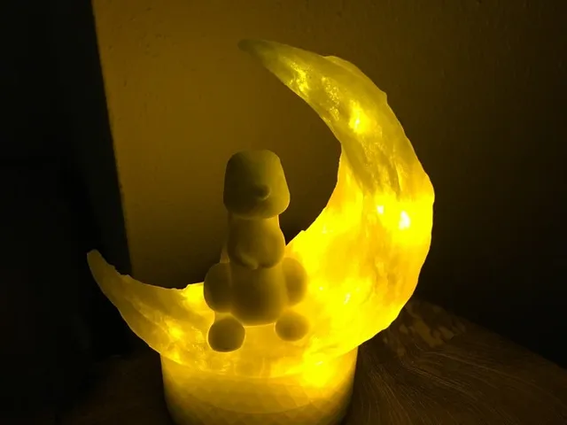 Moonlight bunny as nightlight