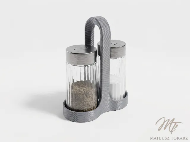 Salt and Pepper Shaker Holder | Sleek Carry Caddy