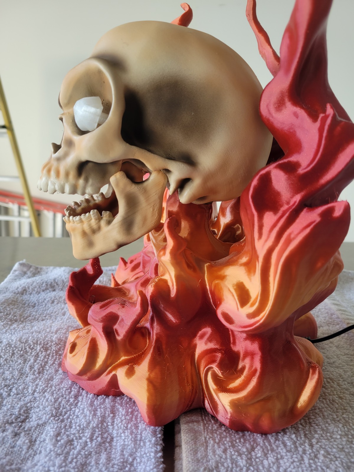 Miniatura 18 do modelo 3D Skull in Flames
