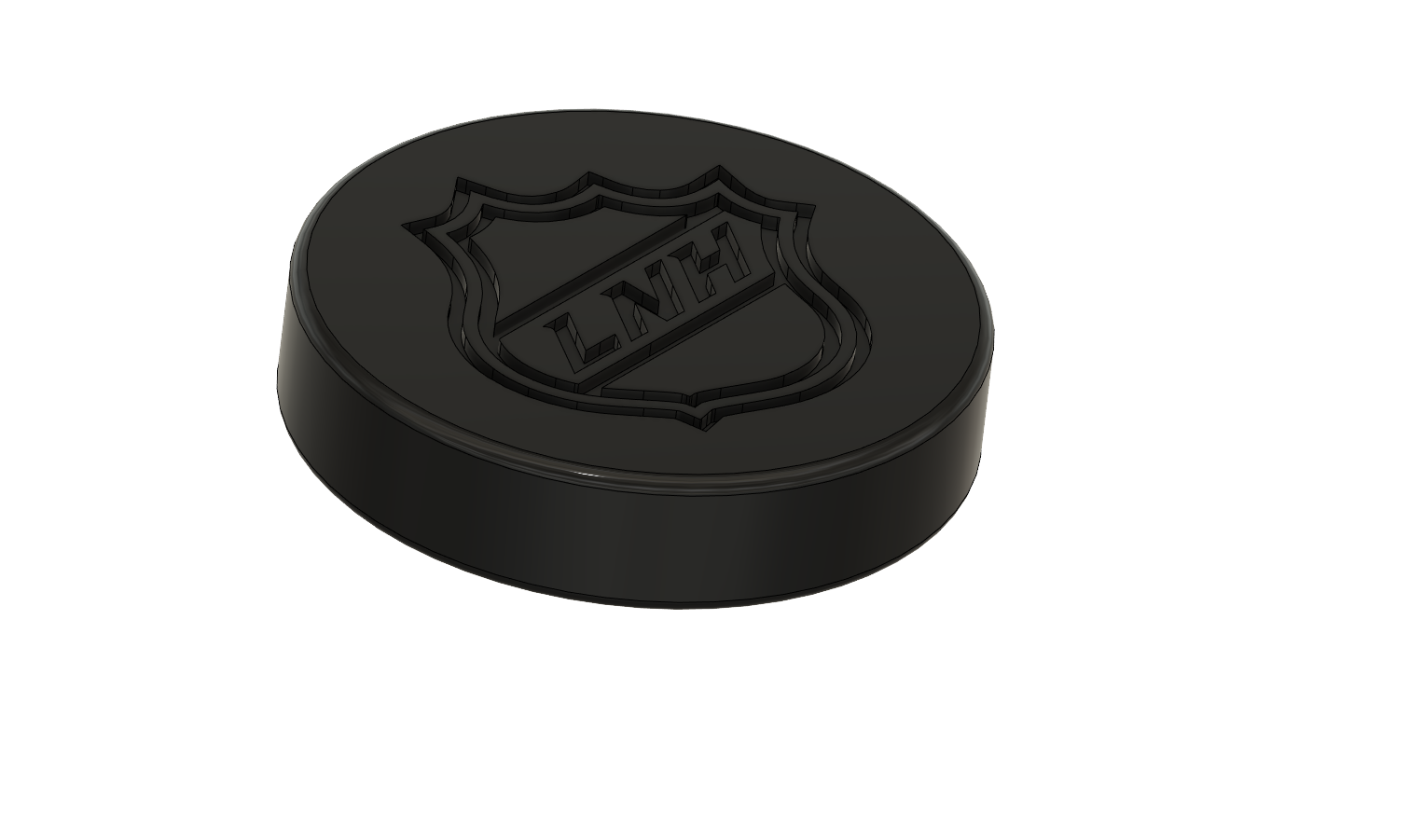 Cat hockey puck by alexandre p Download free STL model