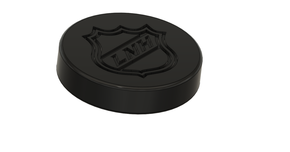 Cat hockey puck by alexandre p Download free STL model