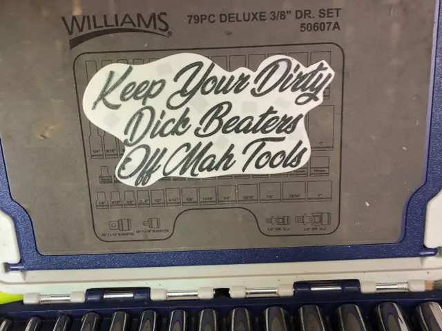 Tool Box Sign