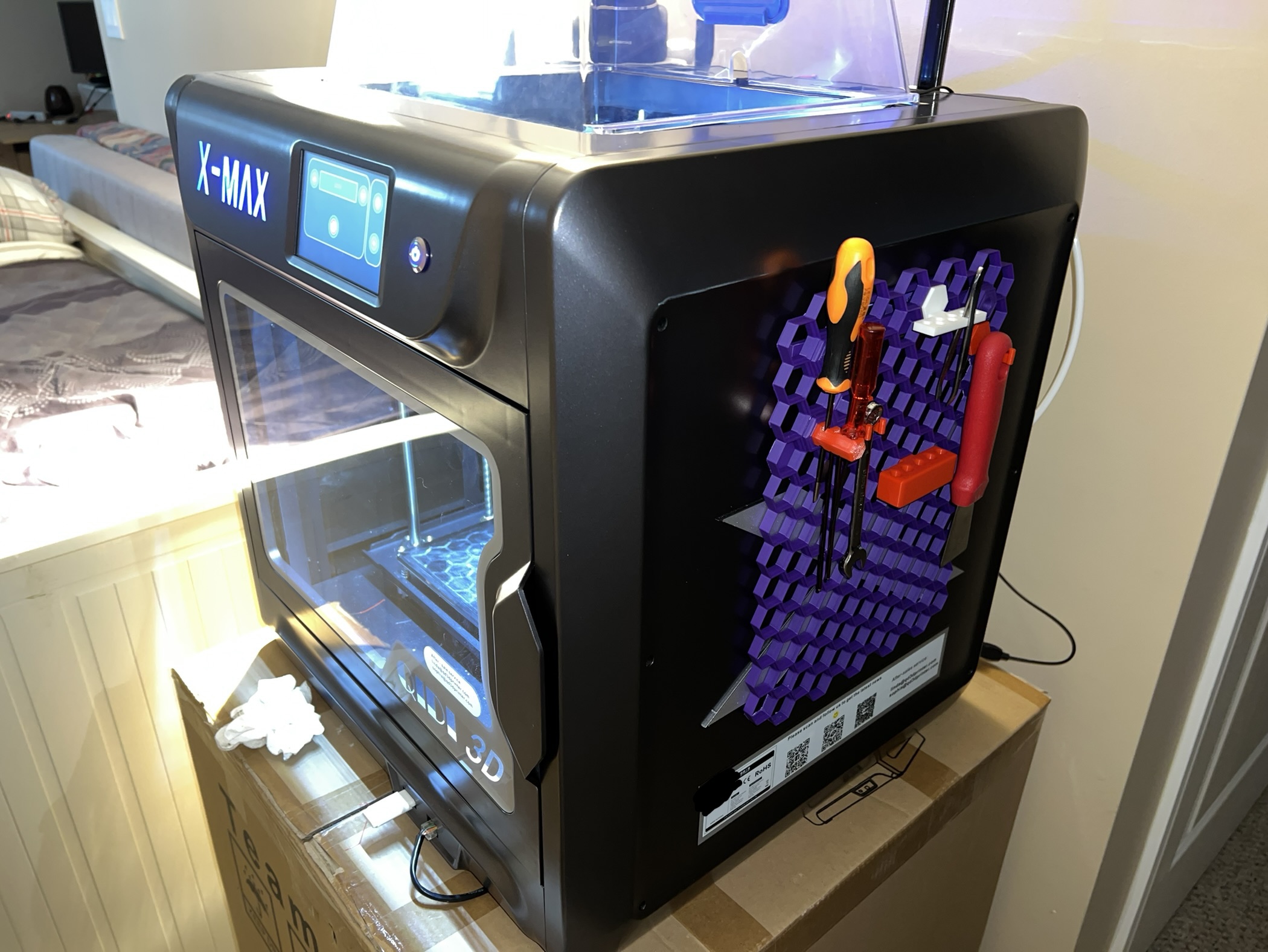 Qidi X-Max Honeycomb Wall Attachment