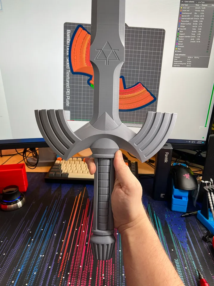 Master Sword from The Legend of Zelda: A Link to the Past by Neebick, Download free STL model