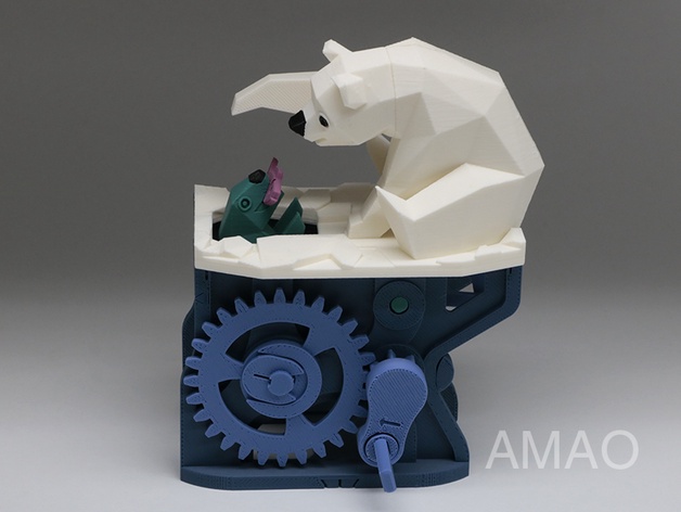 Polar Bear with Seal (automata)
