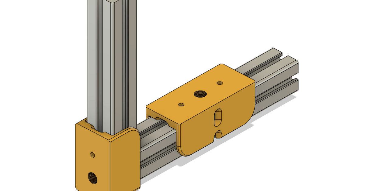 Drill Guide for 4040 Aluminum Extrusion by pixelwave Download free