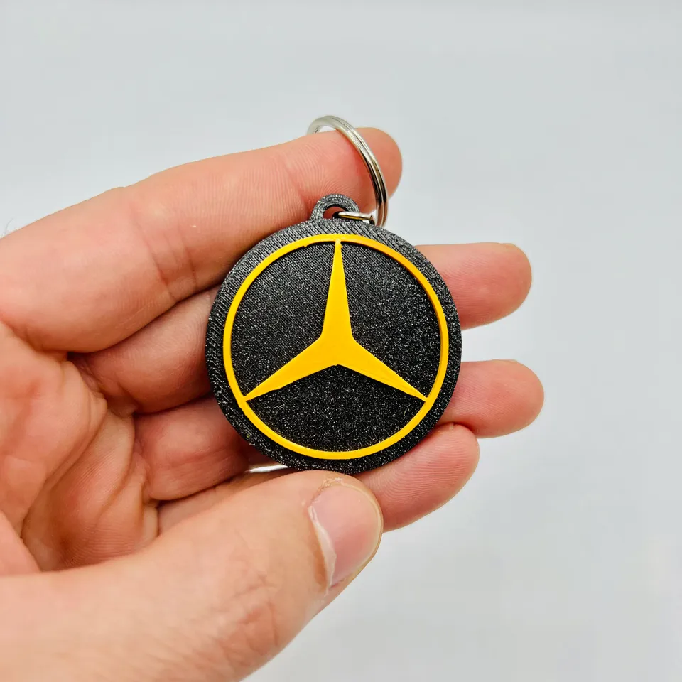 Key ring Llavero Mercedes-Benz by NOVELTY 3D, Download free STL model