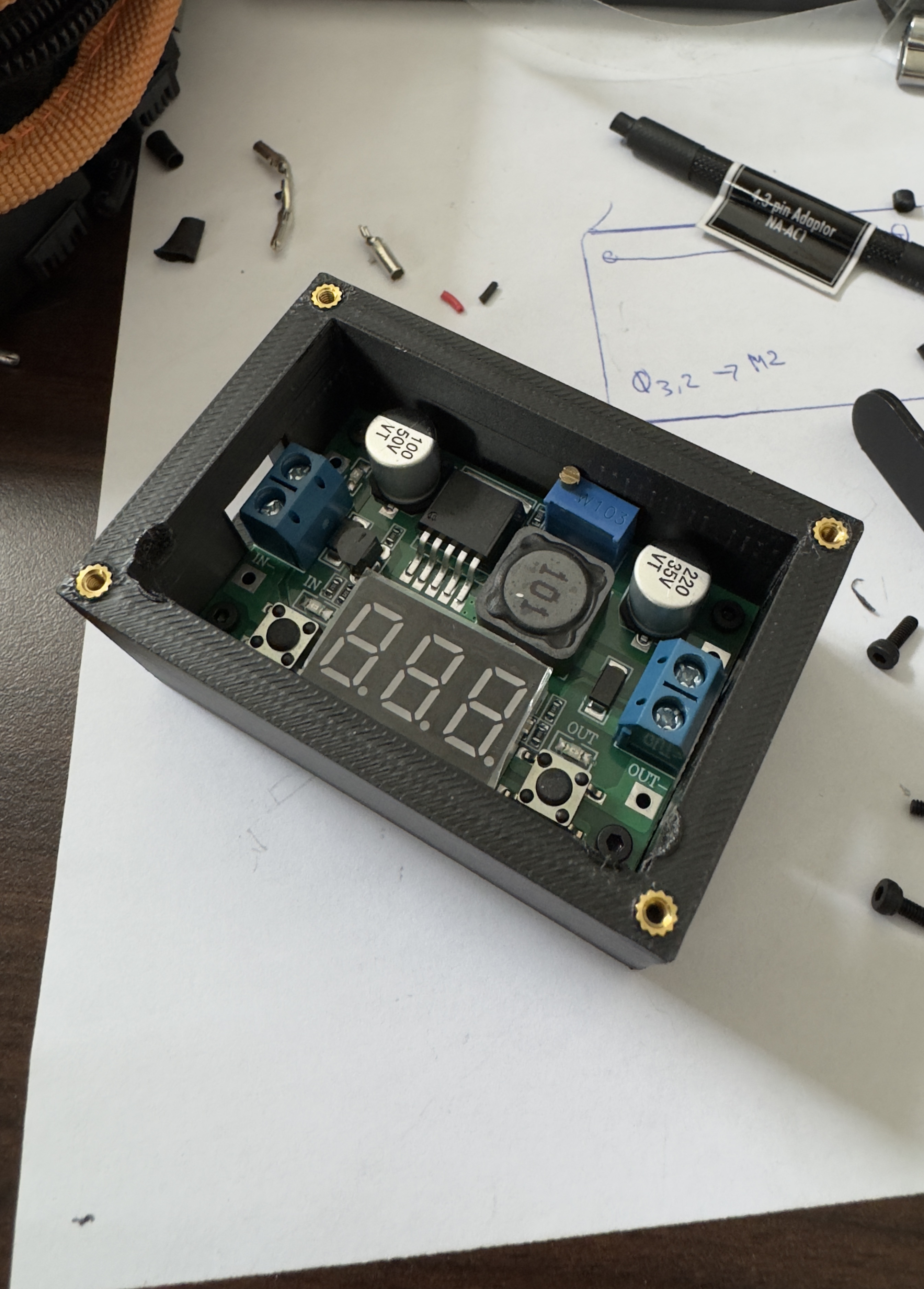 LM2596S Buck Converter/Step Down Module Box