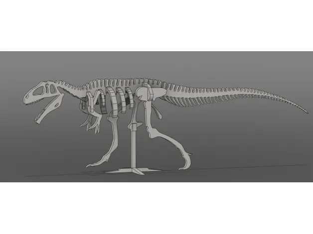 Giganotosaurus Dinosaur Kit Card