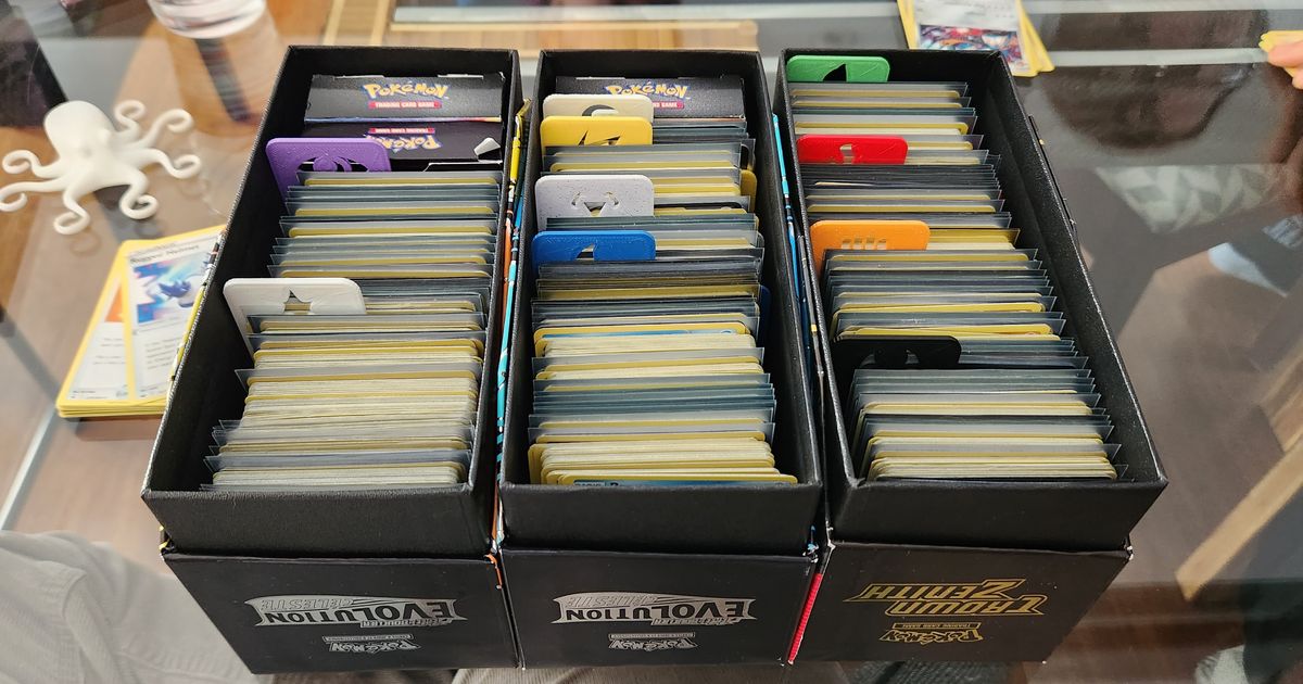 Pokemon Card Dividers by Zeroshin Download free STL model