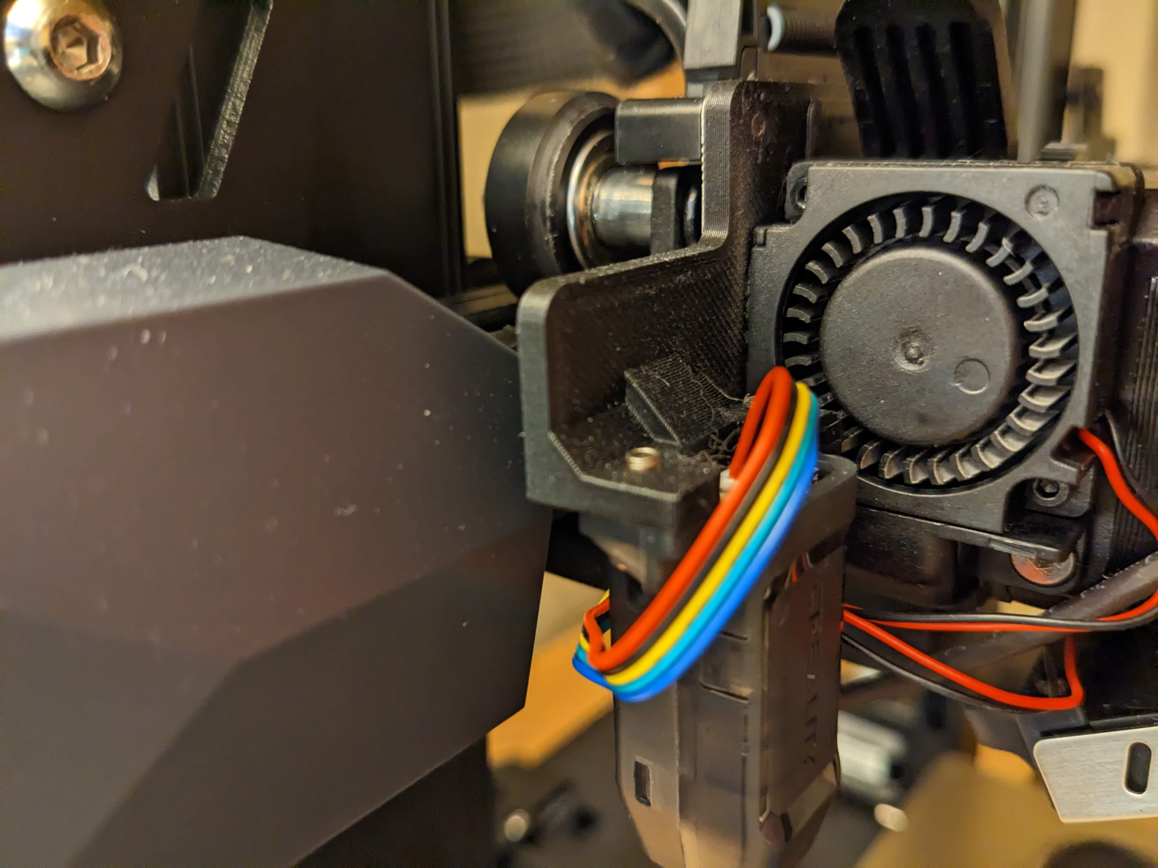 Reinforced Ender S1 Zero Y Offset CR touch mount