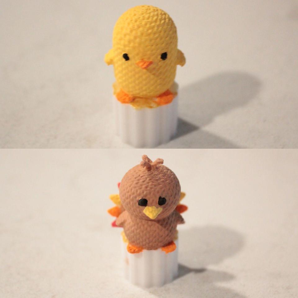 Knitted Duck and Turkey Knobs for the Hercules DJ Kit Contest