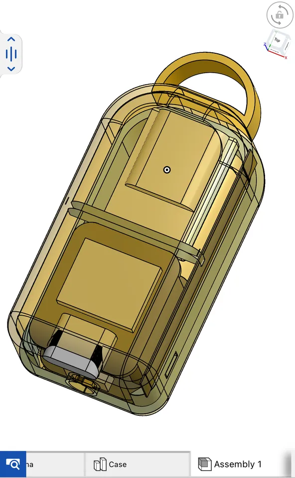 Seeed Studio nRF52840 and Wio-SX1262 Kit Keyfob Case by