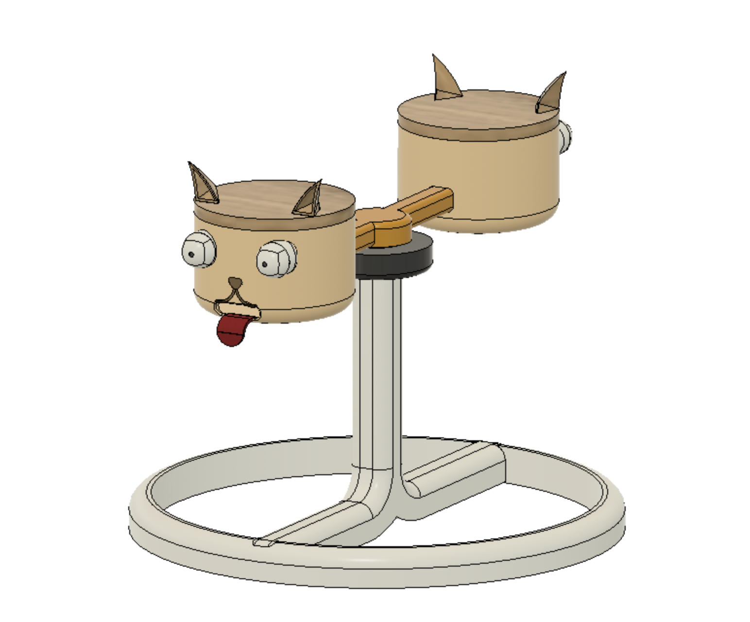 Retching Cat treat Dispenser
