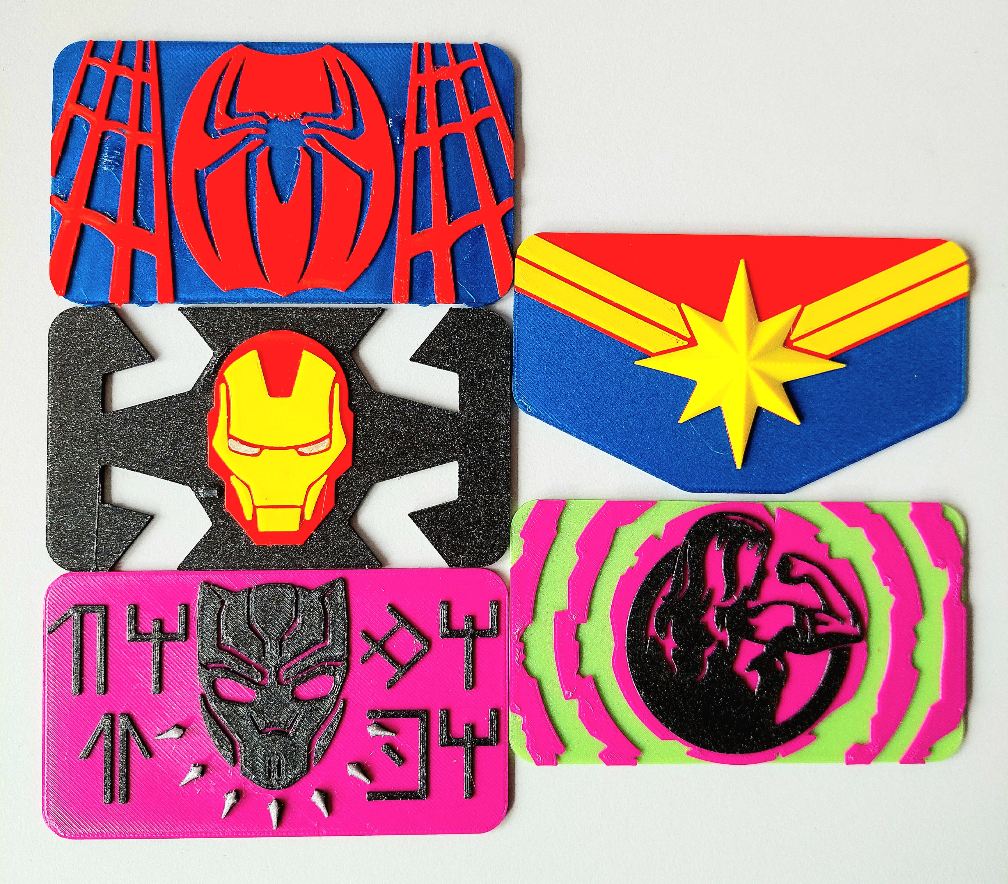 Marvel Champions: dividers for heroes from the core box