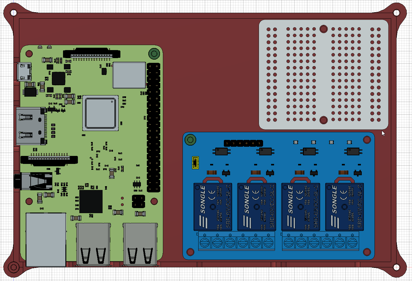 Home Assistant Pi Box V2 by th3ri5k | Download free STL model ...