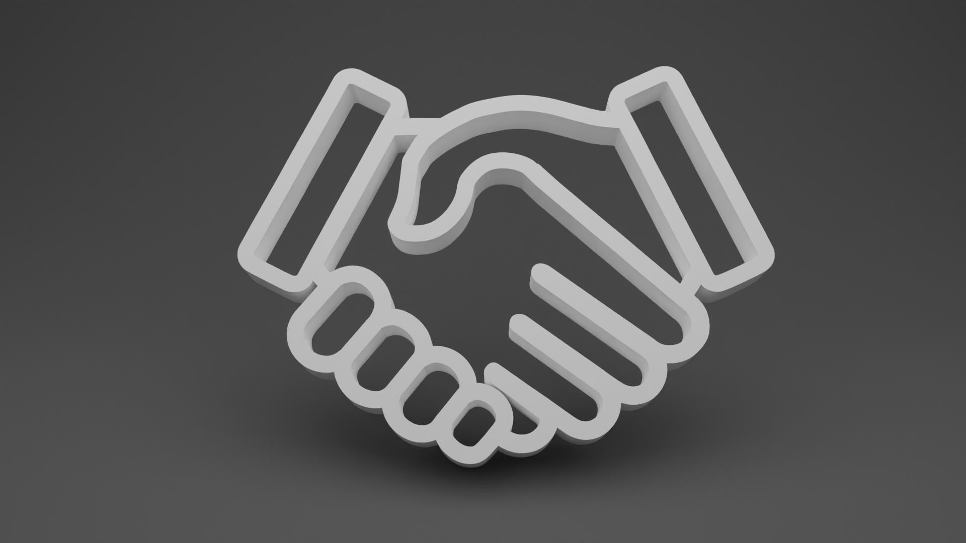 Basic handshake by cooldude download free stl model printables