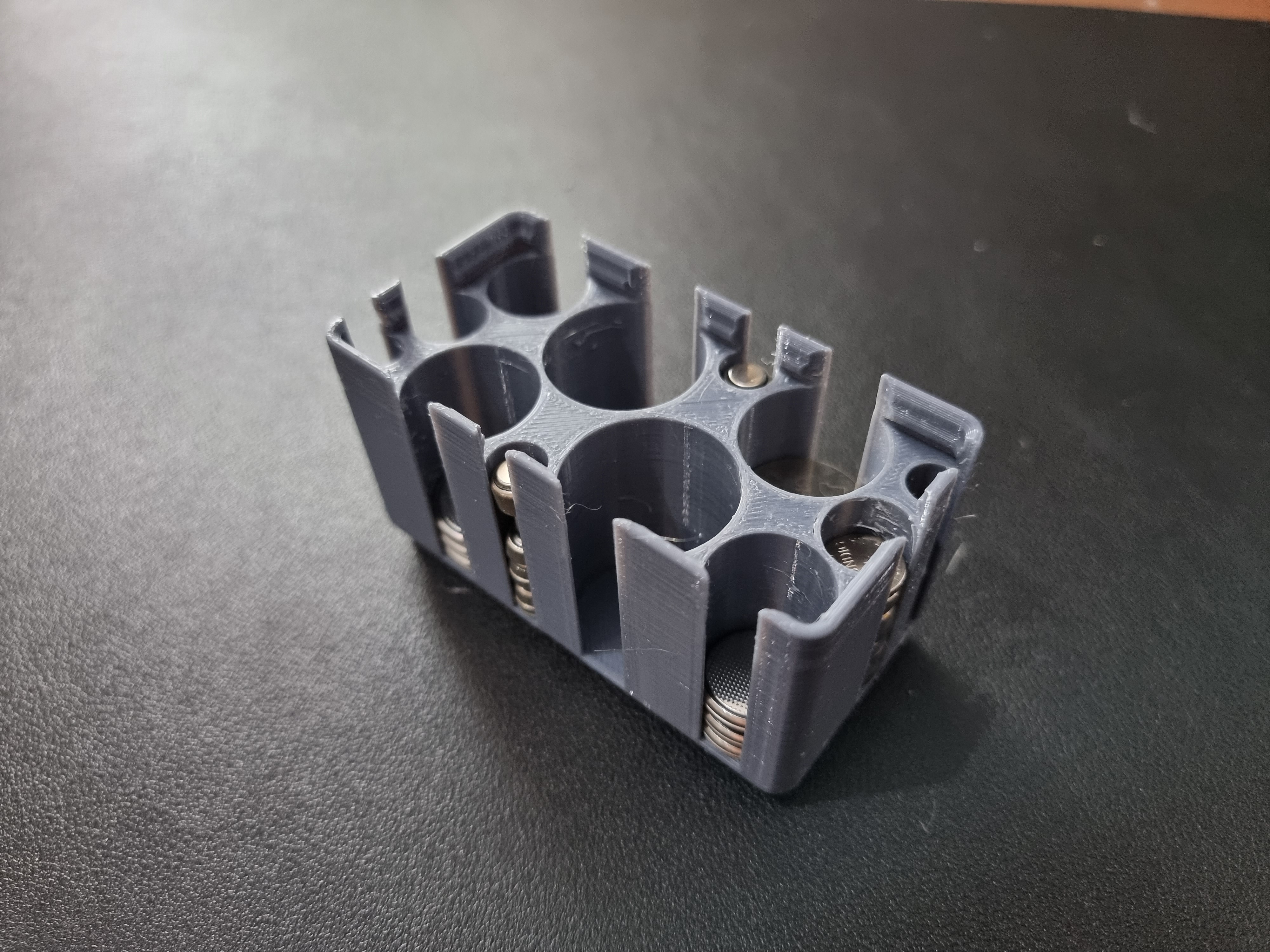 Gridfinity coincell/button battery holder