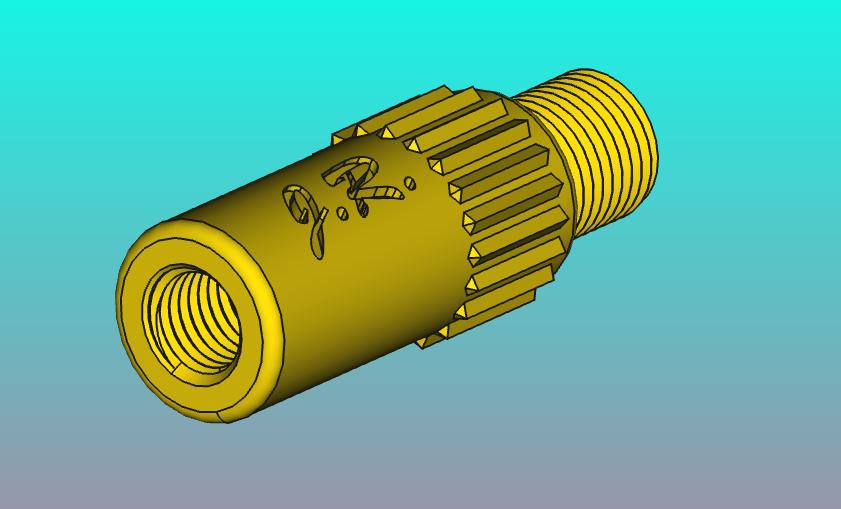 Fahrradventil-Adapter d 6mm x 32G by jofeinmechaniker, Download free STL  model