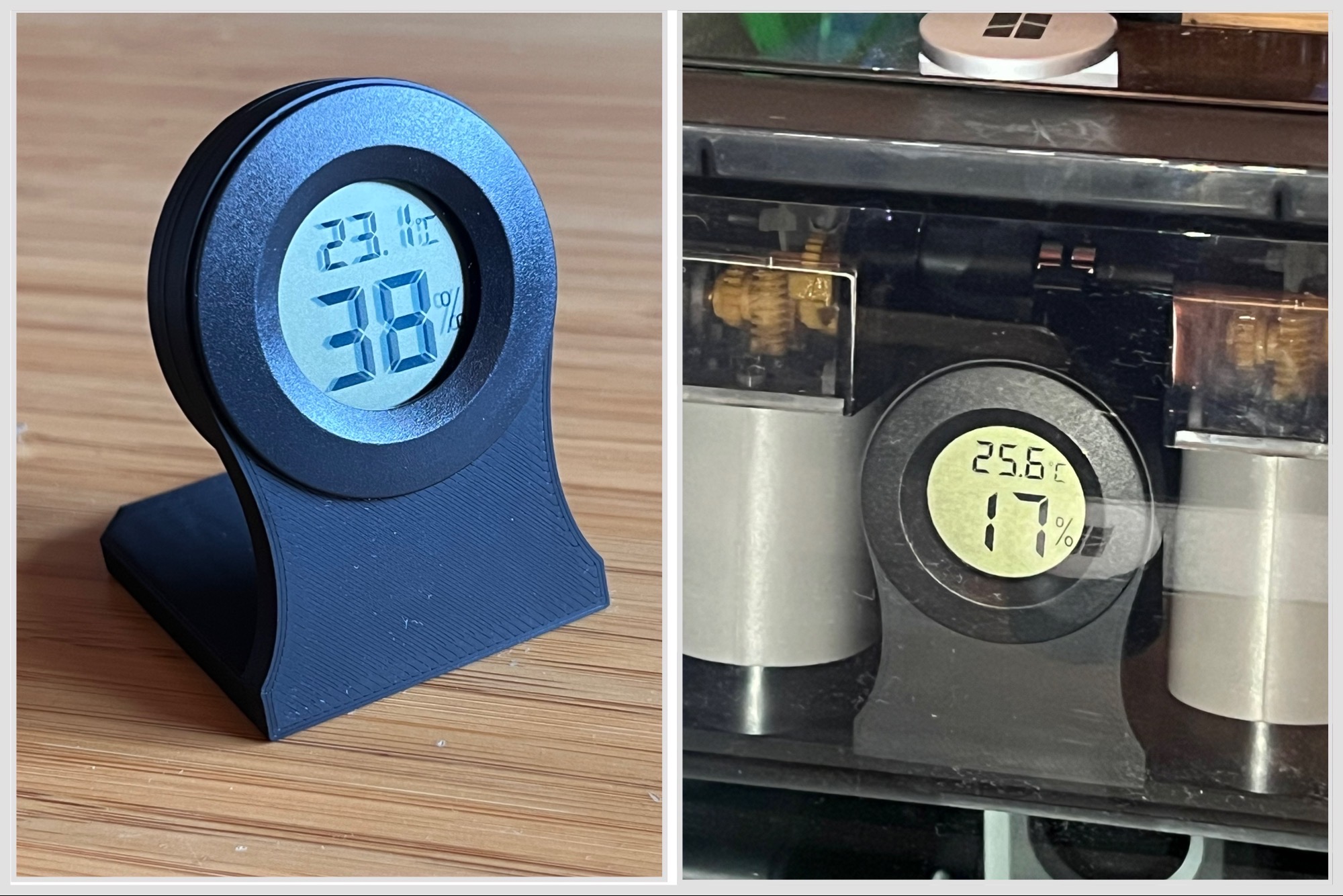 Hygrometer Stand For Bambulab Ams By S E B Download Free Stl Model Printables Com