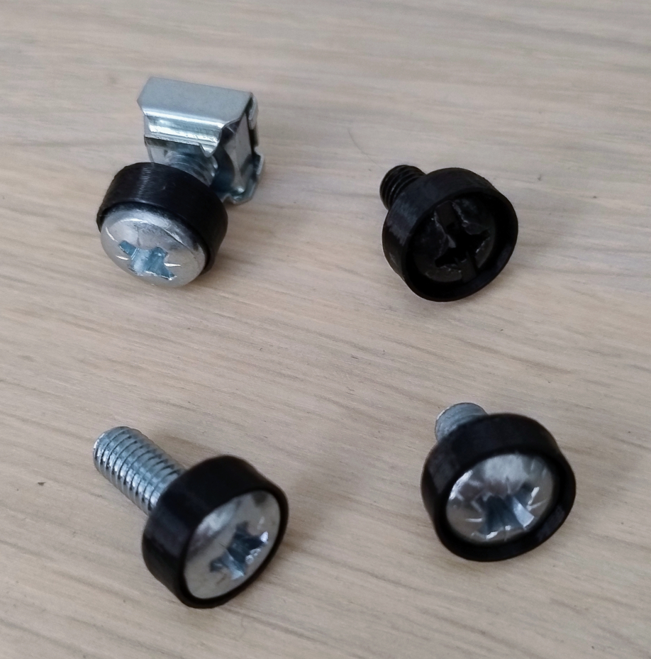 M6 cage nut washers