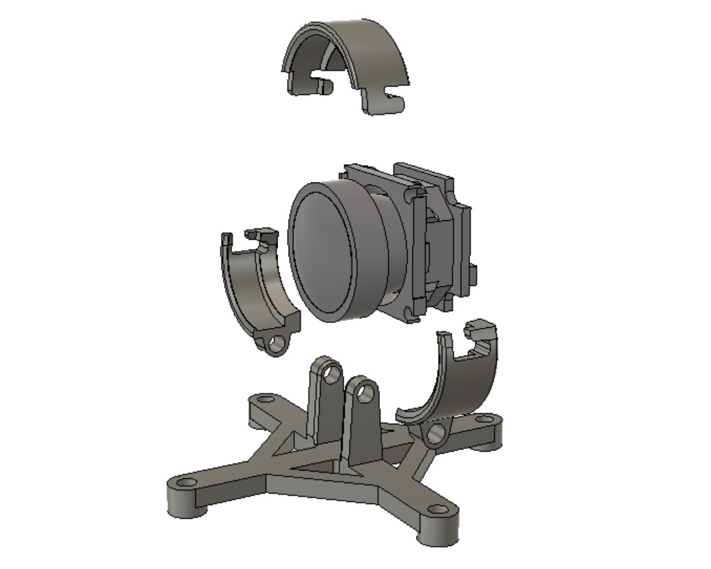 Naked DJI O Camera Mount By Brodes Download Free STL Model Printables Com