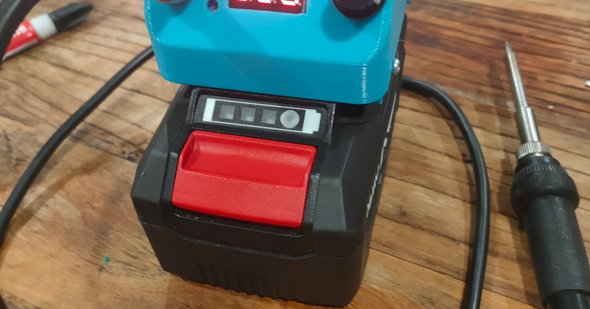 Ozito PXC 20V 72W Soldering Iron Station by gyrex Download free STL