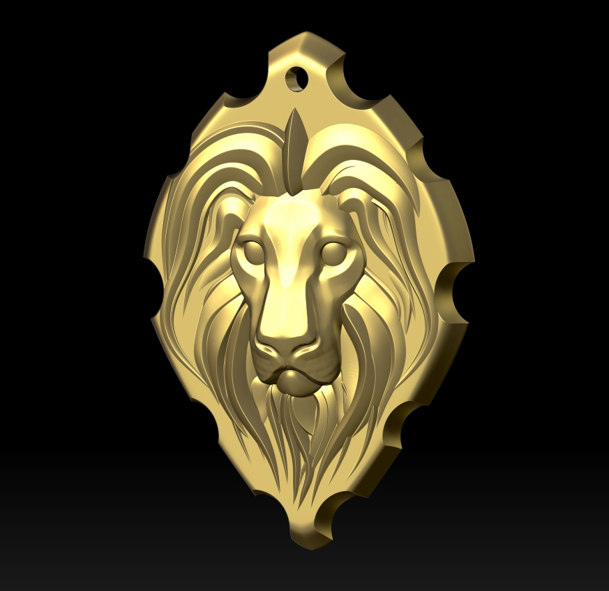 Lion pendant