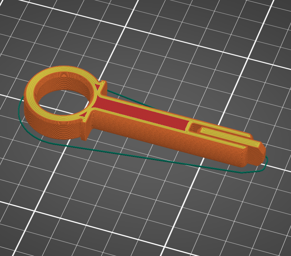 Easy Bobbycar Splint  - Print in Place -