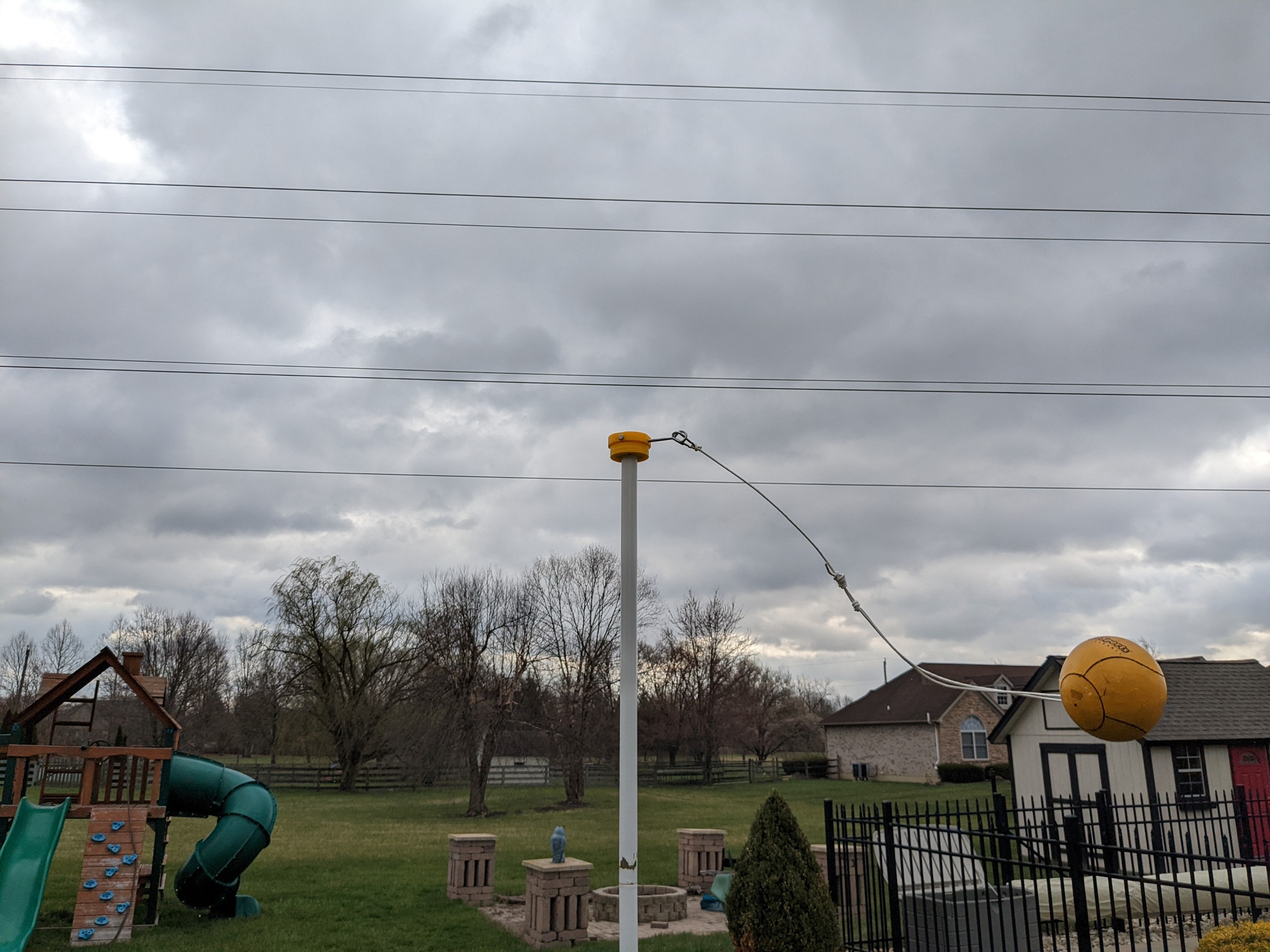 Tetherball Spinner