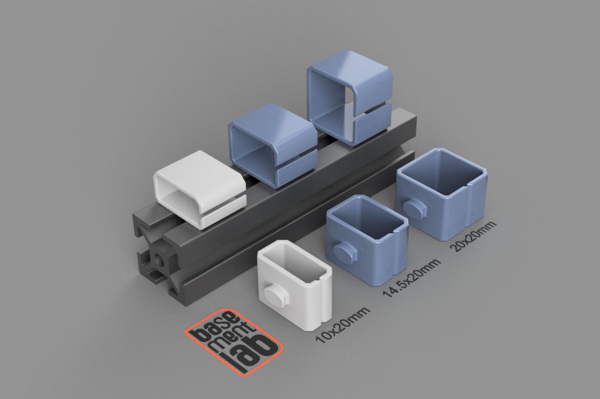 2020 T Slot Twist In Cable Clamp (two Sizes)  Aluminium Profile - Guida Cavi con aggancio rapido per profilo alluminio 2020