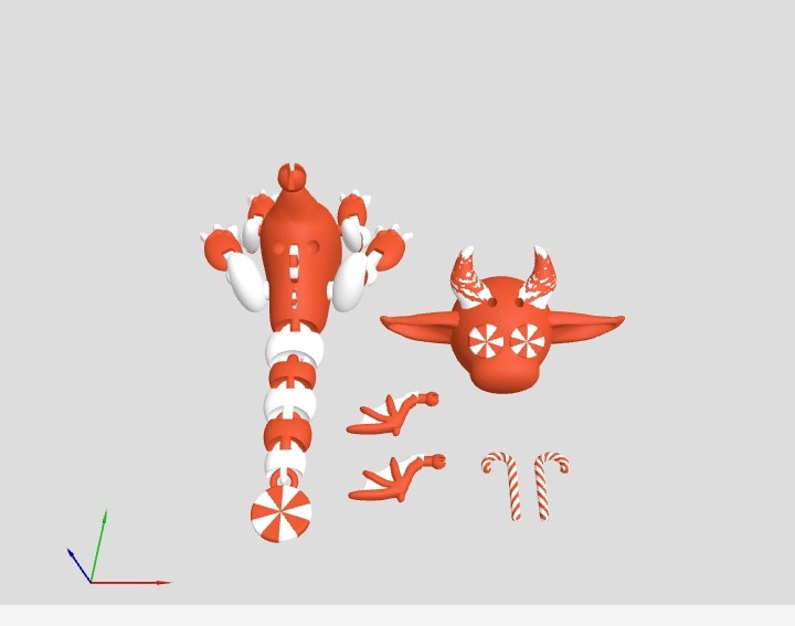 Christmas Candy Dragon