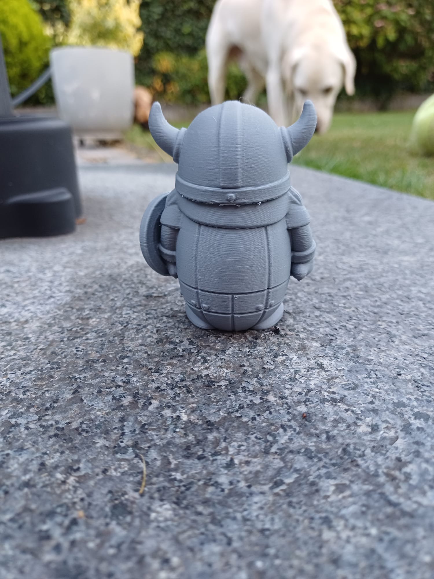Miniatura 2 do modelo 3D Tiny Viking Guardian Gnome