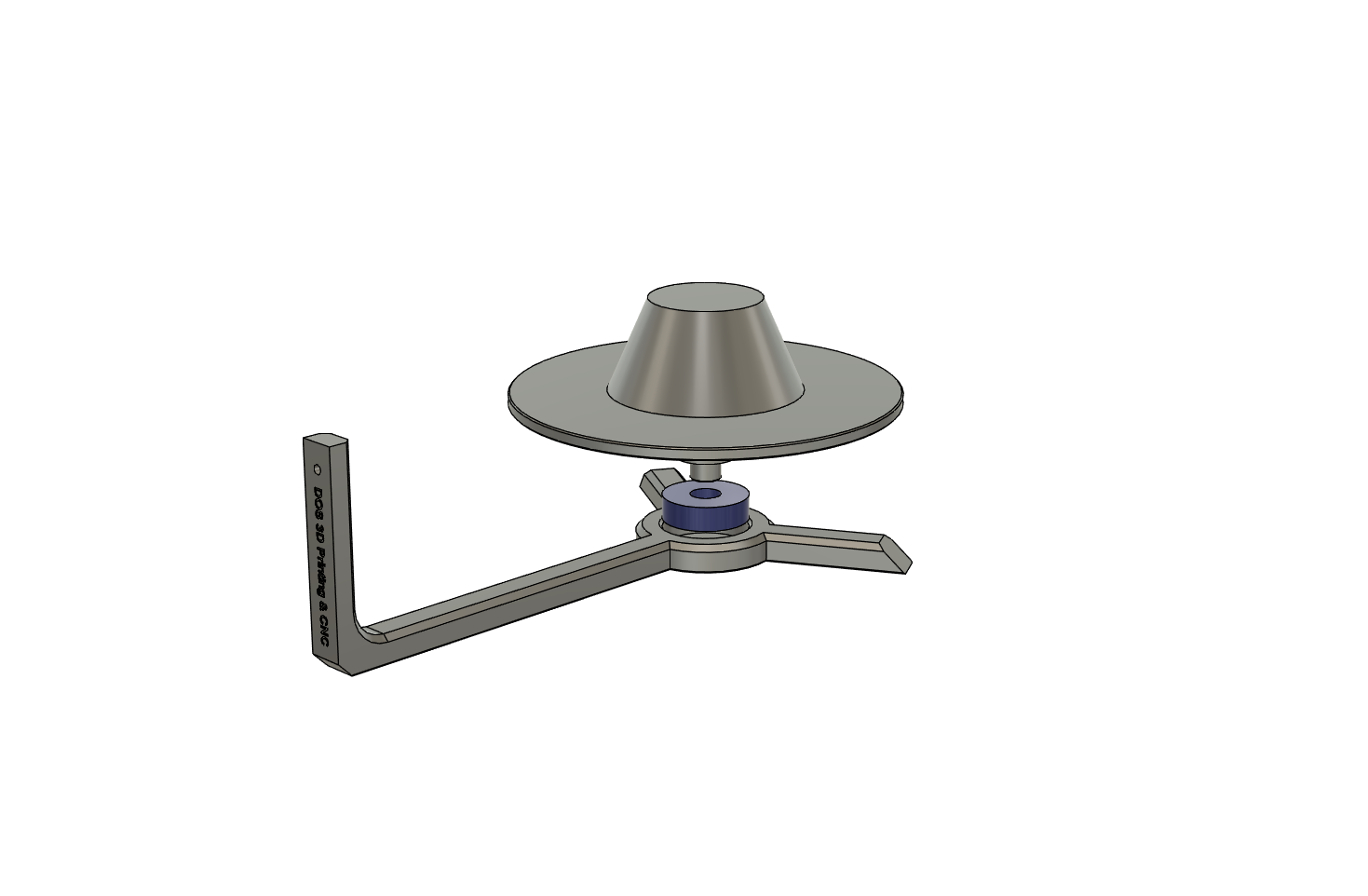 Sideways Filament Spool Holder (Inside the Chamber)
