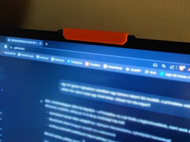TUF laptop camera cover