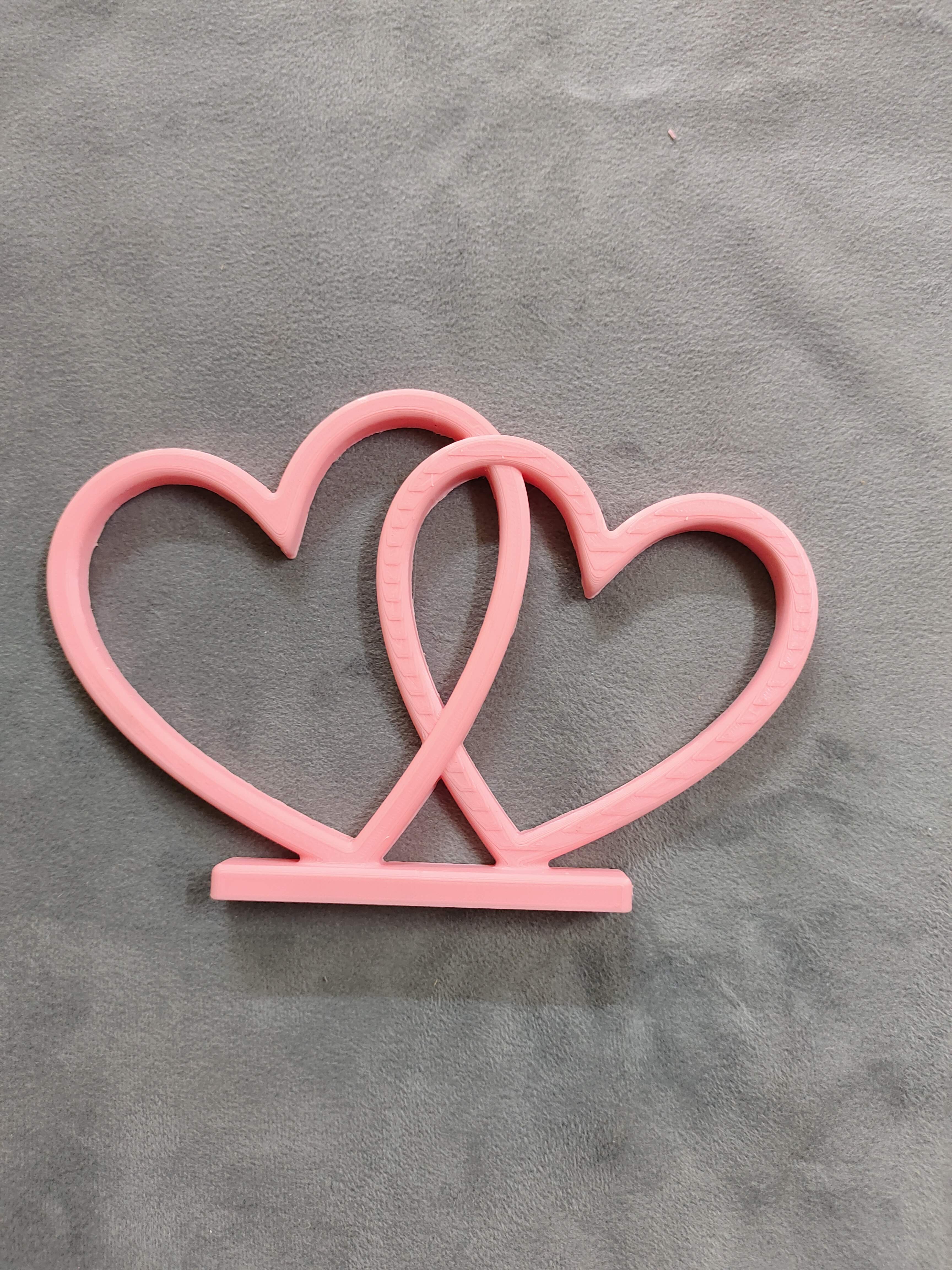 Couple Interlocking Heart Desk Decor — thumbnail 8