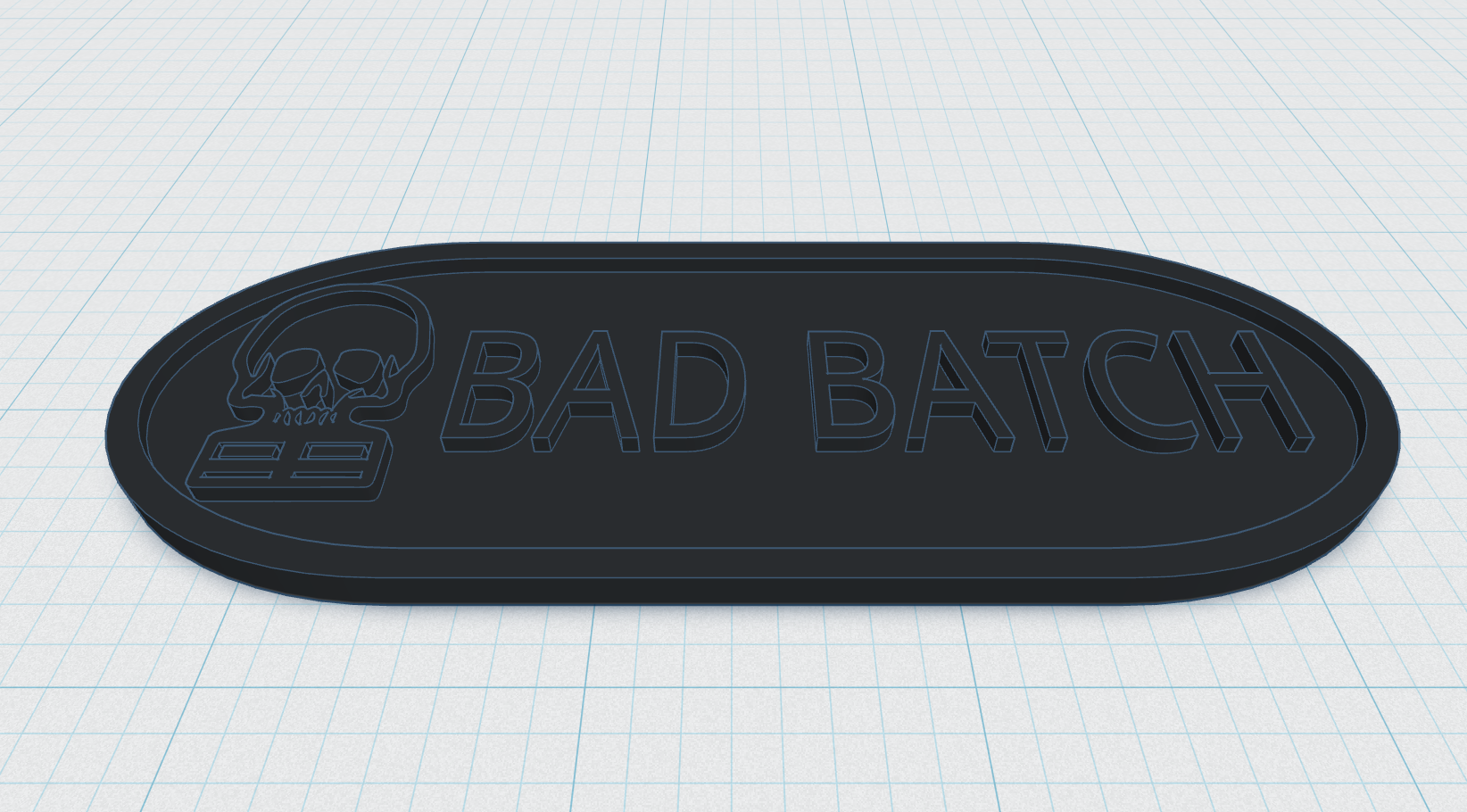 BAD BATCH NAME PLATE