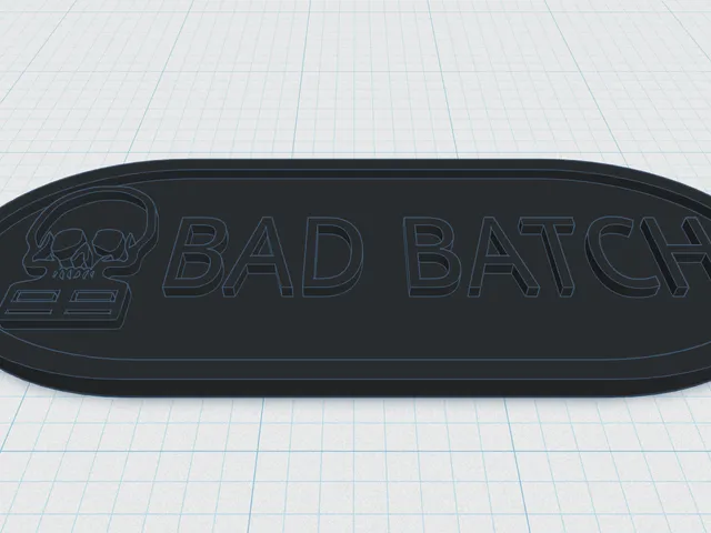 BAD BATCH NAME PLATE