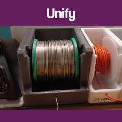 Gridfinity Solder spool holder